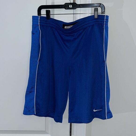 Nike Duke Royal blue work out training sport gym basketball shorts M NikeFit - Picture 1 of 4
